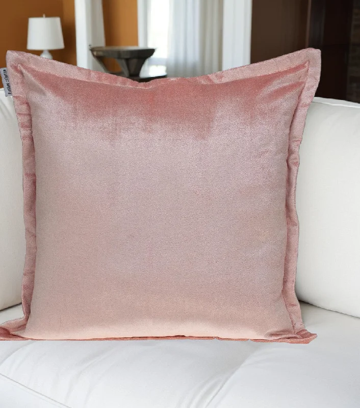 Best memory pillow brand recommendations-Premier 24" Soft Touch Metallic Pink Solid Color Accent Pillow