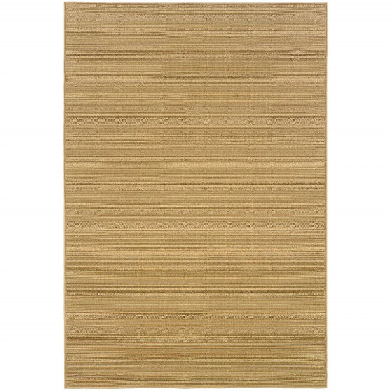 carpet for home theater room-2' X 3' Stain Resistant Indoor / Outdoor Area Rug - Beige