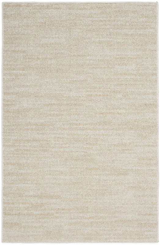 carpet for home decoration-2' X 4' Non Skid Indoor / Outdoor Runner Rug - Ivory / Beige