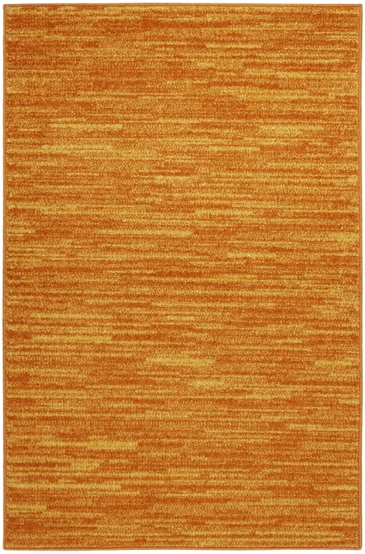 carpet for oversized living room-2' X 4' Non Skid Indoor / Outdoor Runner Rug - Sunburst