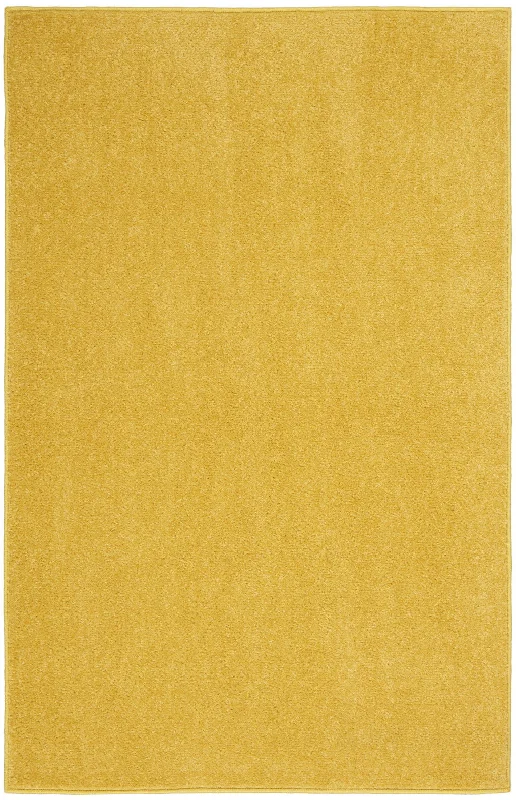 carpet for elegant and modern simplicity-2' X 4' Non Skid Indoor / Outdoor Runner Rug - Yellow