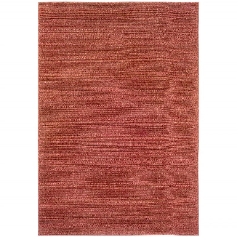 carpet for adding a luxurious and premium feel-2' X 4' Stain Resistant Outdoor / Indoor Area Rug - Red