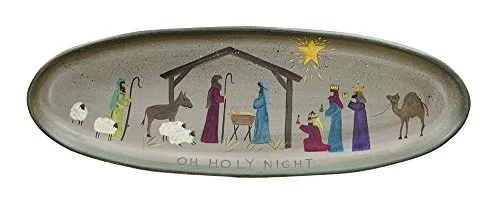 carpet with an artistic and modern feel-Holy Night Nativity Tray