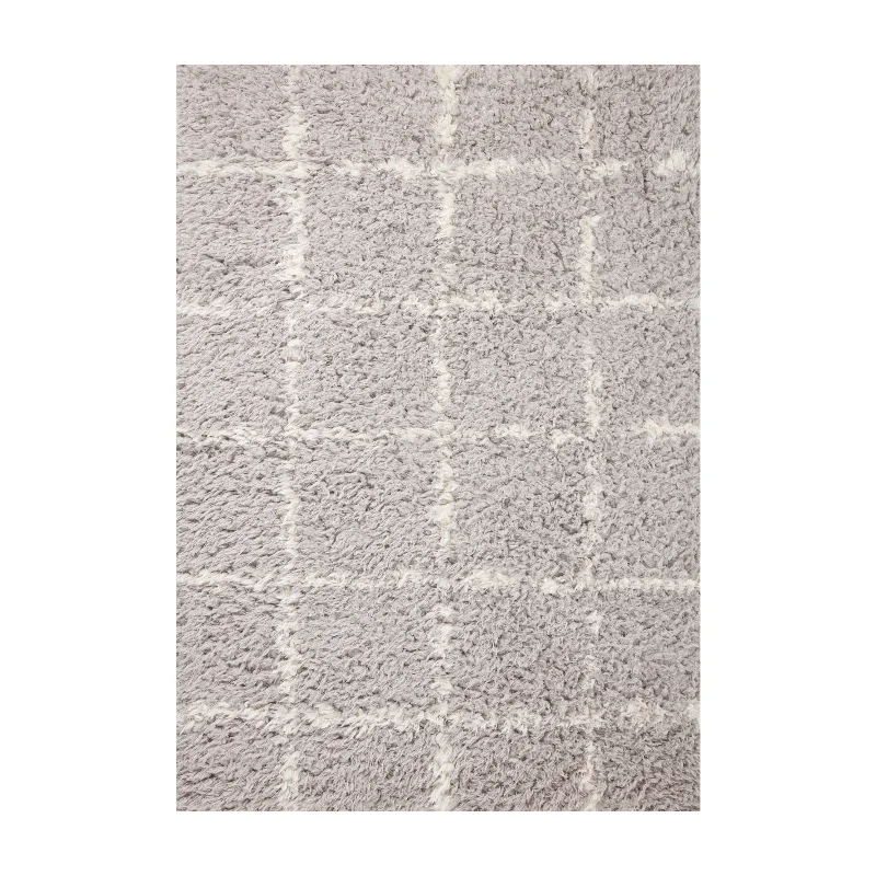 carpet for an upscale and polished feel-Angela Rose x Loloi Amira Silver / Ivory Rug