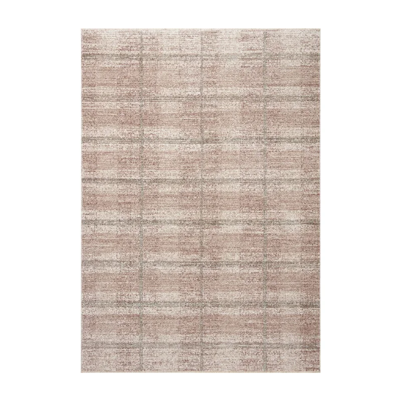 carpet for hardwood floors-Angela Rose x Loloi Ember Clay / Mist Rug