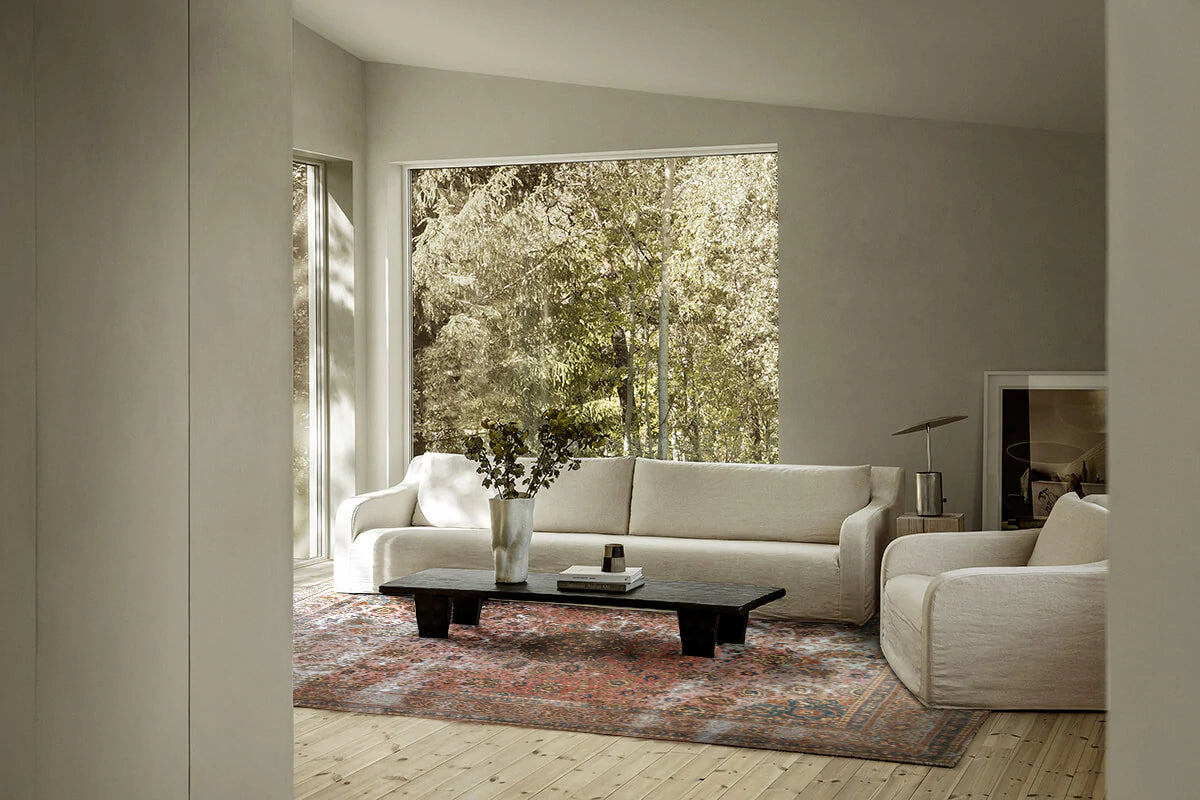 carpet for adding an extra layer of luxury-carpet for bedroom comfort-Antique Tabriz Second Life Orange Medallion Rug