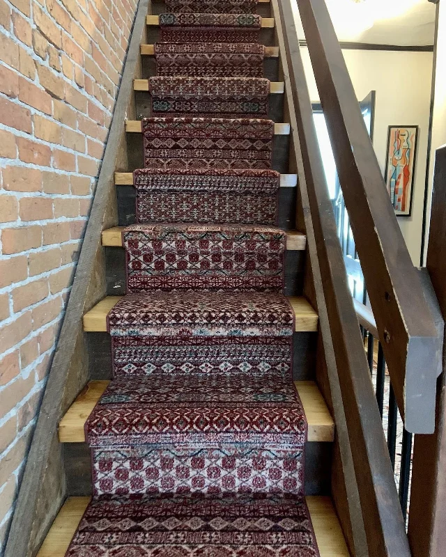 carpet with elegant modern touch-Antique Turkoman Stair Runner