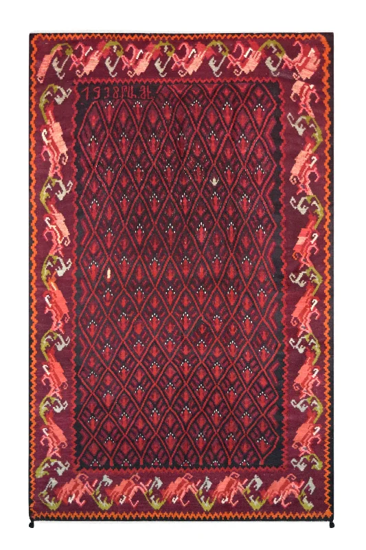 carpet for transitional home decor-Armenian Kilim rug