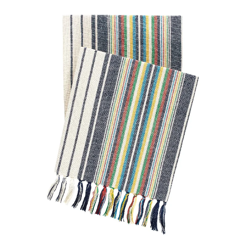 carpet for a perfect blend of style and comfort-Boardwalk Stripe Multi Throw