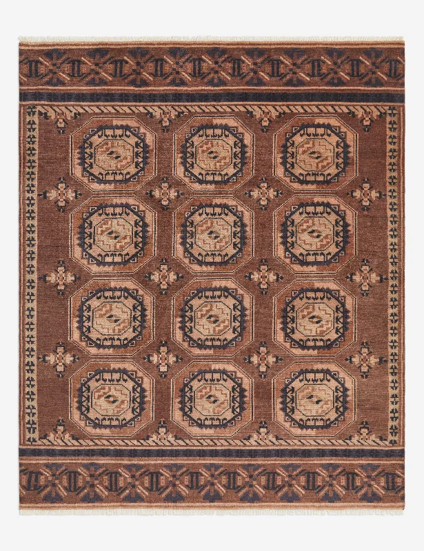 carpet with striped design-Caprice Hand-Knotted Wool Rug