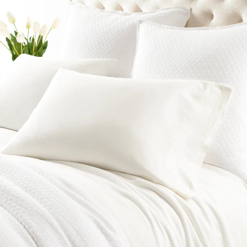 How pillows boost neck health-Cozy Cotton Ivory Pillowcases