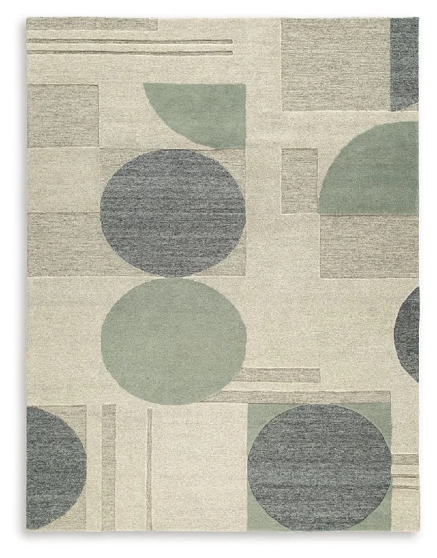 carpet with striped design-Dallane - Rug