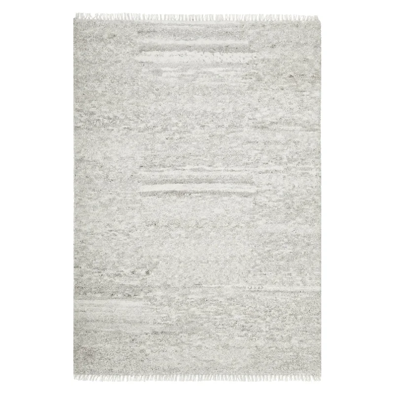 carpet for creating warmth and comfort-Travertine Rug (Silver)