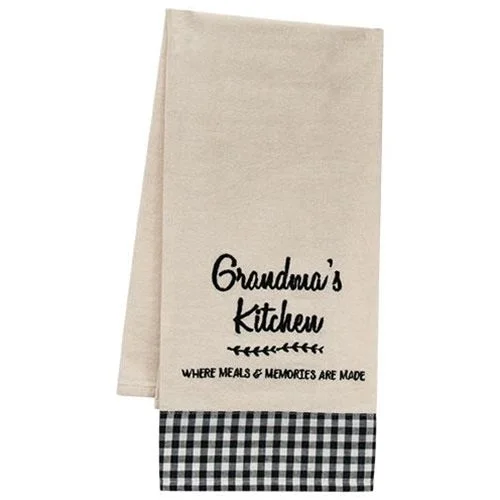 carpet with playful patterns-Grandma's Kitchen Dish Towel