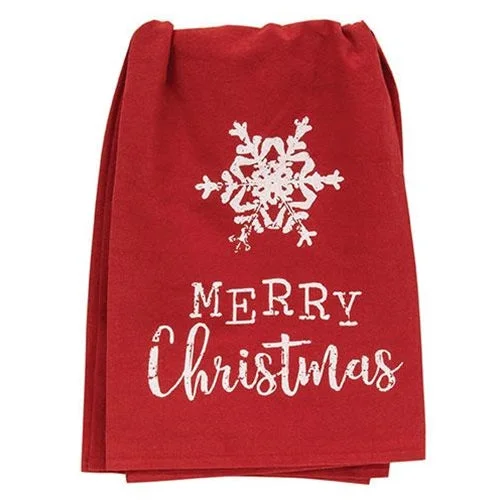 carpet with deep pile for comfort-Merry Christmas Dish Towel