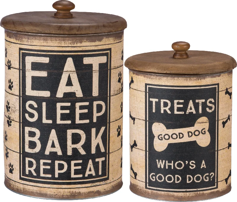 carpet for modern luxury homes-Dog Treats Canister Set