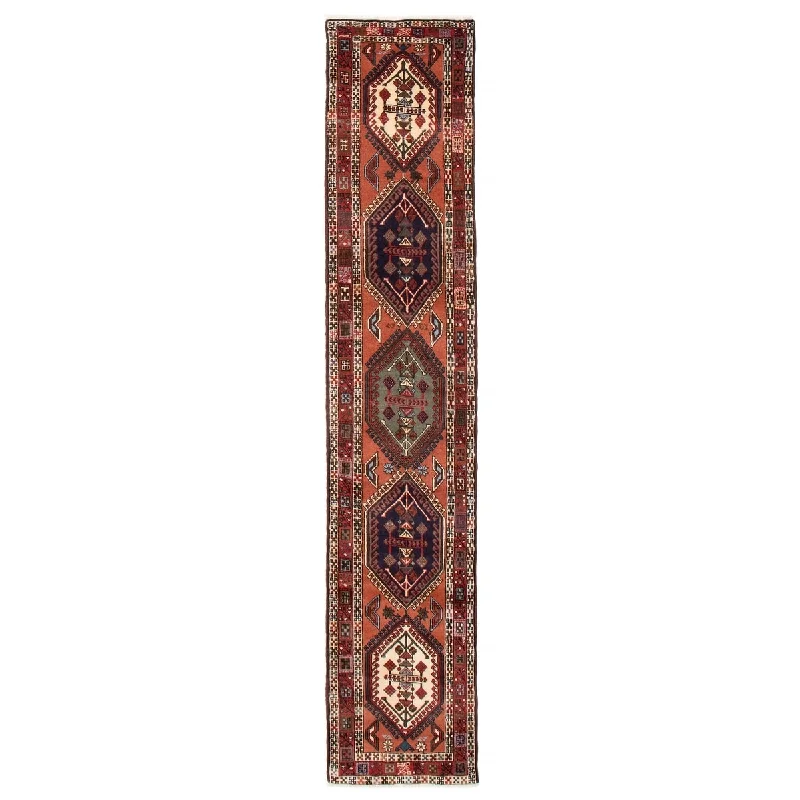 carpet for stylish outdoor rugs-ECARPETGALLERY Hand-knotted Konya Anatolian Copper Wool Rug - 2'1 x 9'10