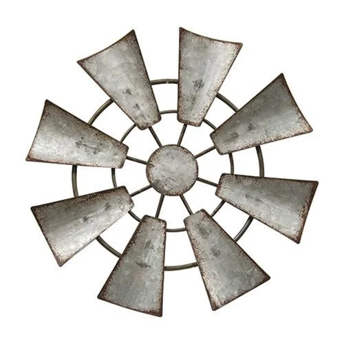 carpet for sophisticated room designs-Galvanized Metal Hanging Windmill 7 inch