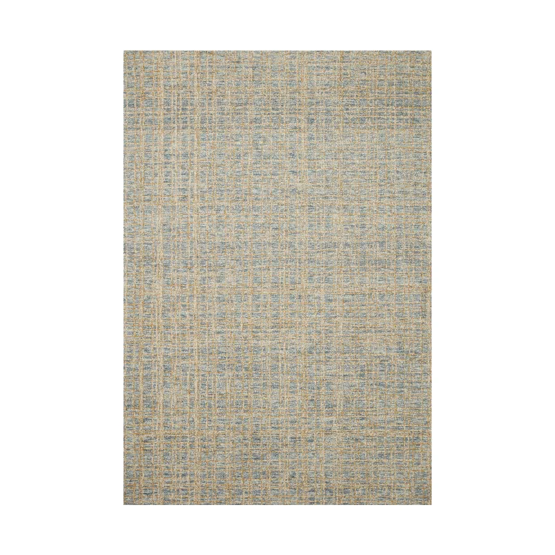 carpet for contemporary living rooms-FLOOR MODEL - Loloi Polly Blue / Sand Rug - 3'6" x 5'6"