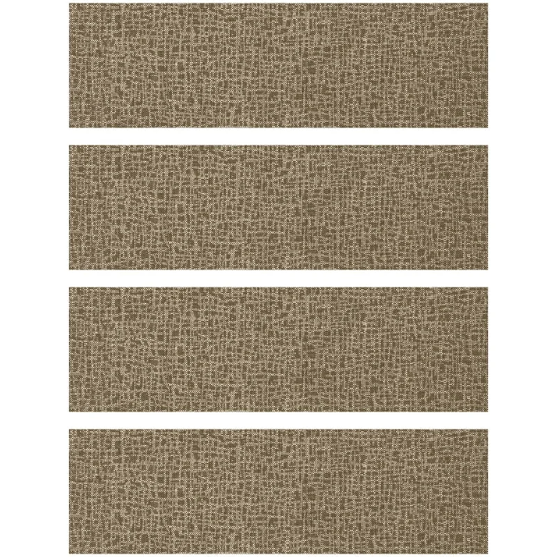 carpet for creating a relaxing retreat-FlorArt Hedgerow Bustle Natural 8.5"x30" Indoor Stair Treads Set/4 - 8.5 in x 30 in