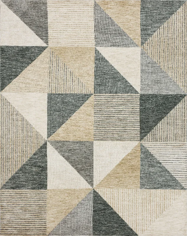 carpet for casual and comfortable interiors-Bowen Oblique Tan by Drew & Jonathan Home