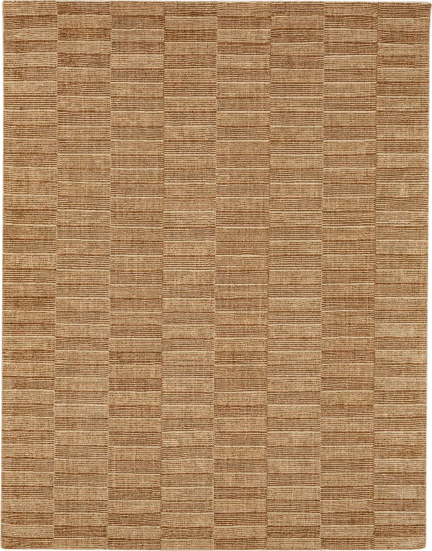 carpet for home gyms-Broken Stripe Sienna by Bobby Berk