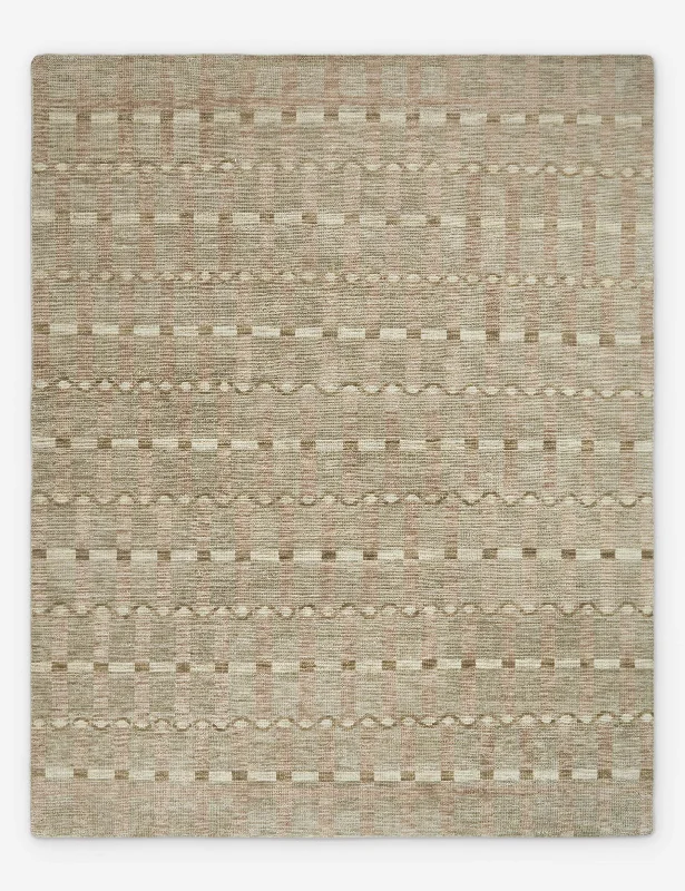 carpet for laid-back living rooms-Lalan Hand-Knotted Wool Rug