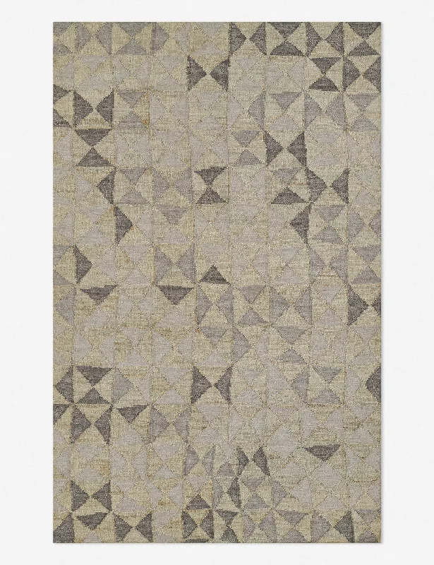 carpet with soothing neutral shades-Lemieux et Cie Chevrette Rug by Momeni