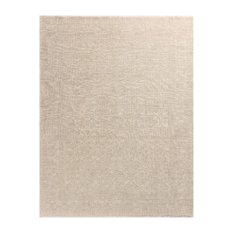 carpet for commercial office spaces-Magnolia Home by Joanna Gaines x Loloi Ruth Ivory / Ivory