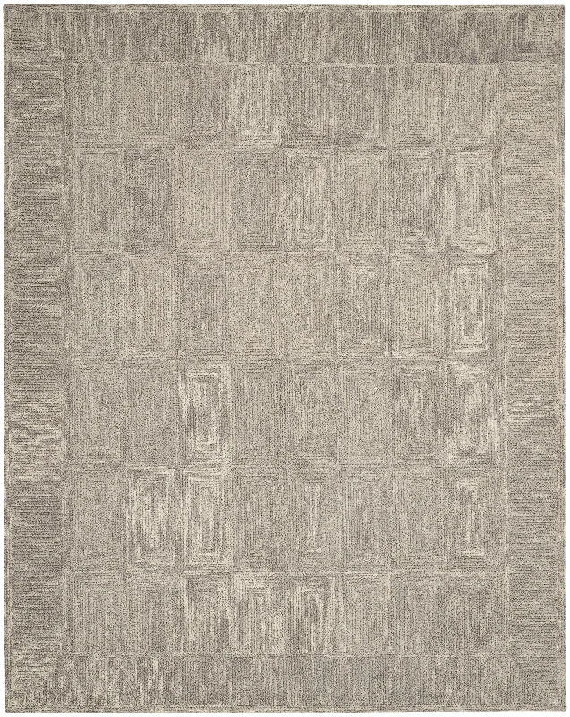 carpet for urban and industrial-themed homes-Nourison Colorado CLR04 Grey Area Rug