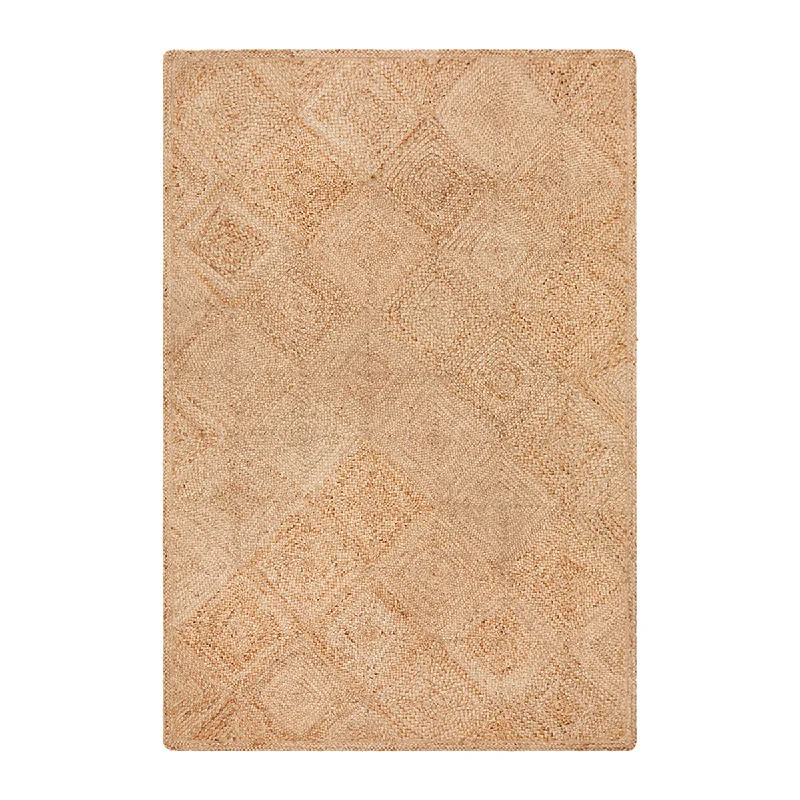 carpet for a soft and peaceful living environment-Atrium Hatch Rug (Natural)