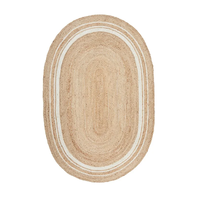 carpet for achieving a seamless look-Noosa 111 Oval Rug (Natural)