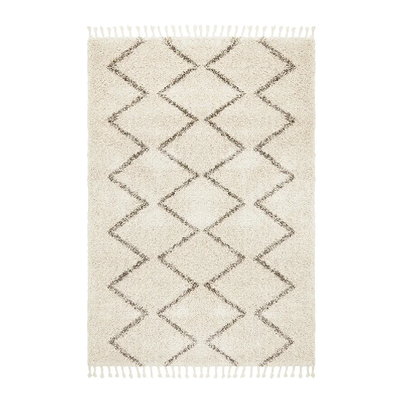 carpet for contemporary and high-tech homes-Saffron 11 Rug (Natural)