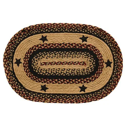 carpet for making an interior feel more spacious-Blackberry Star Oval Rug 20x30