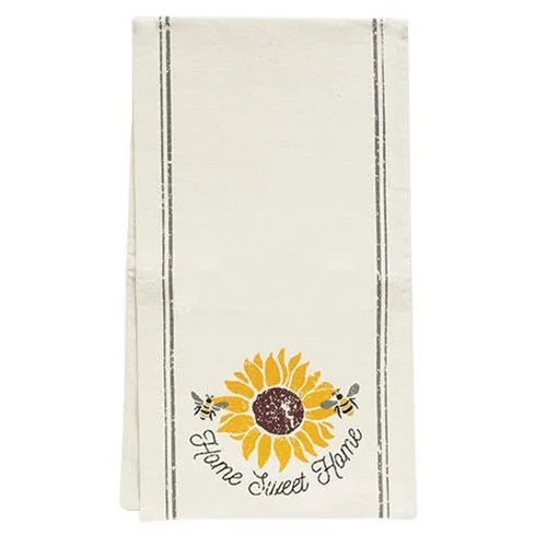 carpet for a dynamic and inviting home-Home Sweet Home Bees & Sunflower Long Runner