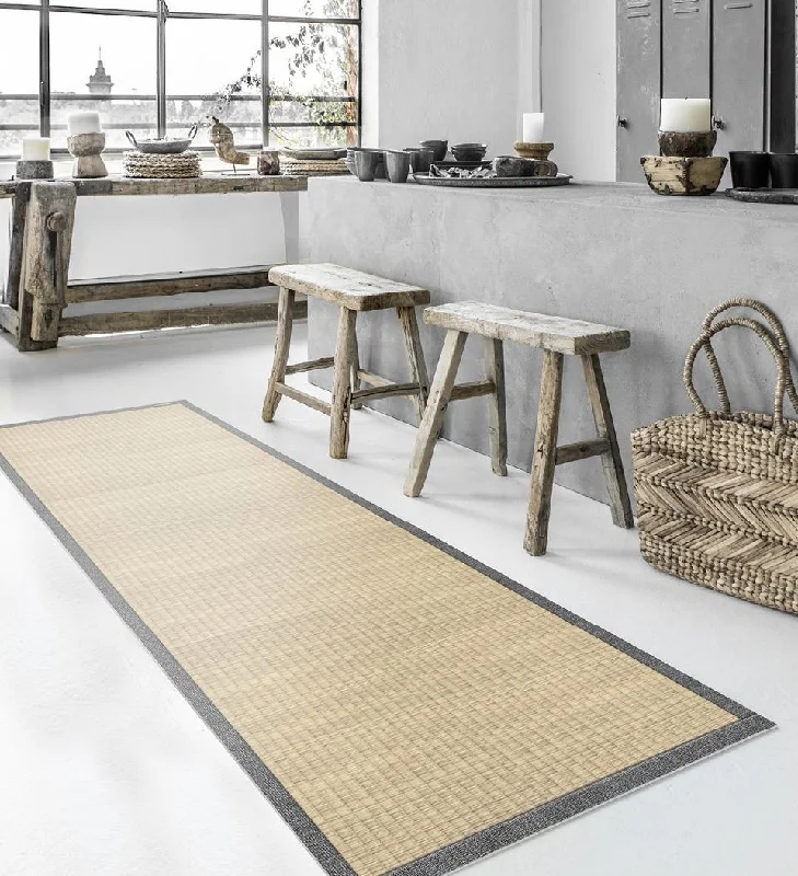 carpet with durable and high-performance fibers-Tatami Vinyl Rug