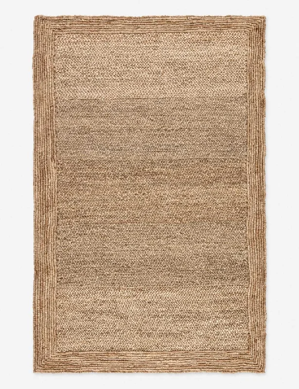 carpet with easy-to-care-for surface-Teodoro Handwoven Jute Rug