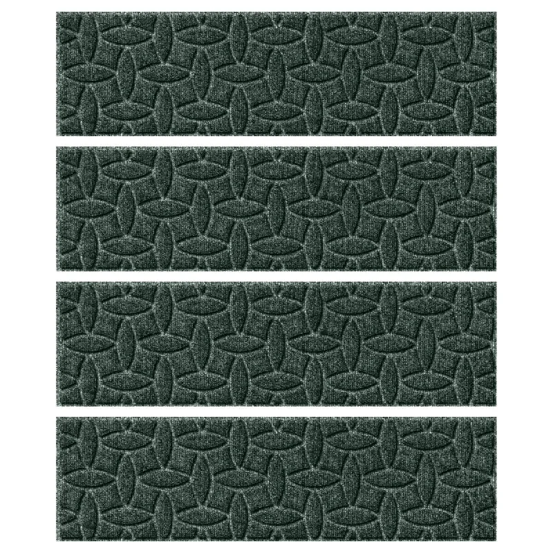 carpet for elegant office decor-WaterHog Ellipse 8.5"x30" Indoor/Outdoor Stair Treads Set/4 - 8.5x30