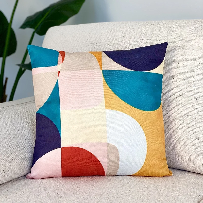 Design principles of cervical pillows-Complex Multicolor Printed Pillow