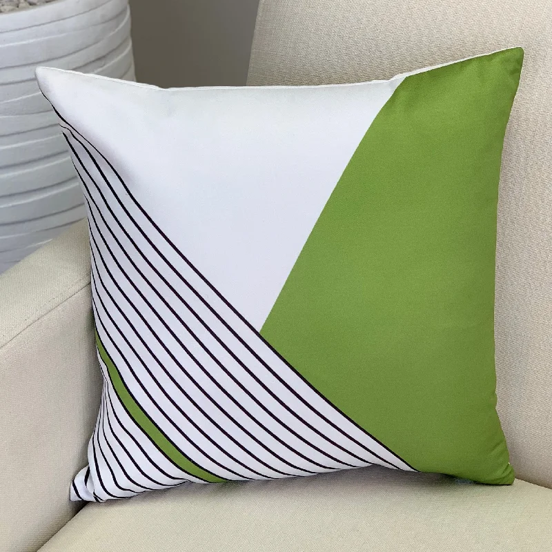 Are memory pillows good for winter-Convergent Lines Green Pillow