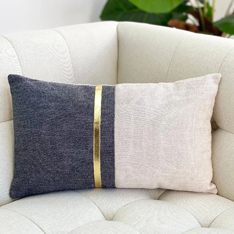 When to start using a baby pillow-Two Tone Golden Long Pillow