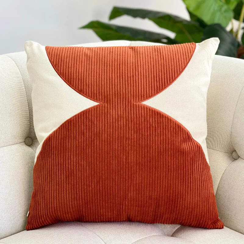 How to pick a cooling buckwheat pillow-Corduroy Orange Arch Pillow