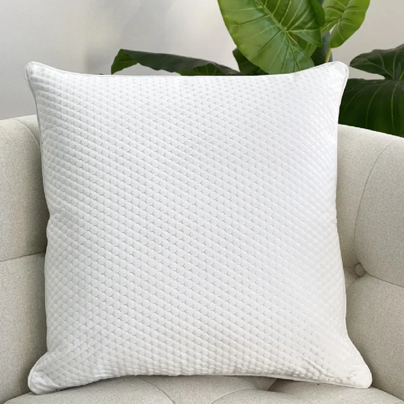 Best hypoallergenic pillow models-Connecting Dots White Pillow