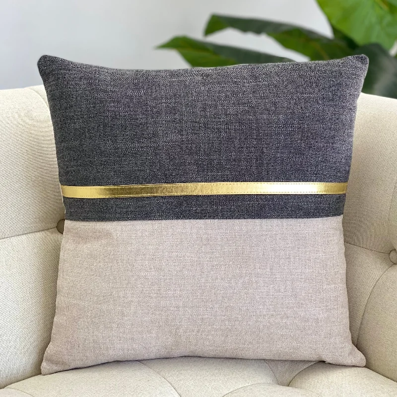 How to choose the perfect pillow-Two Tone Golden Sqaure Pillow