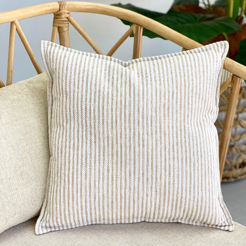 How pillows ease shoulder and neck pain-Cream Grooves Pillow