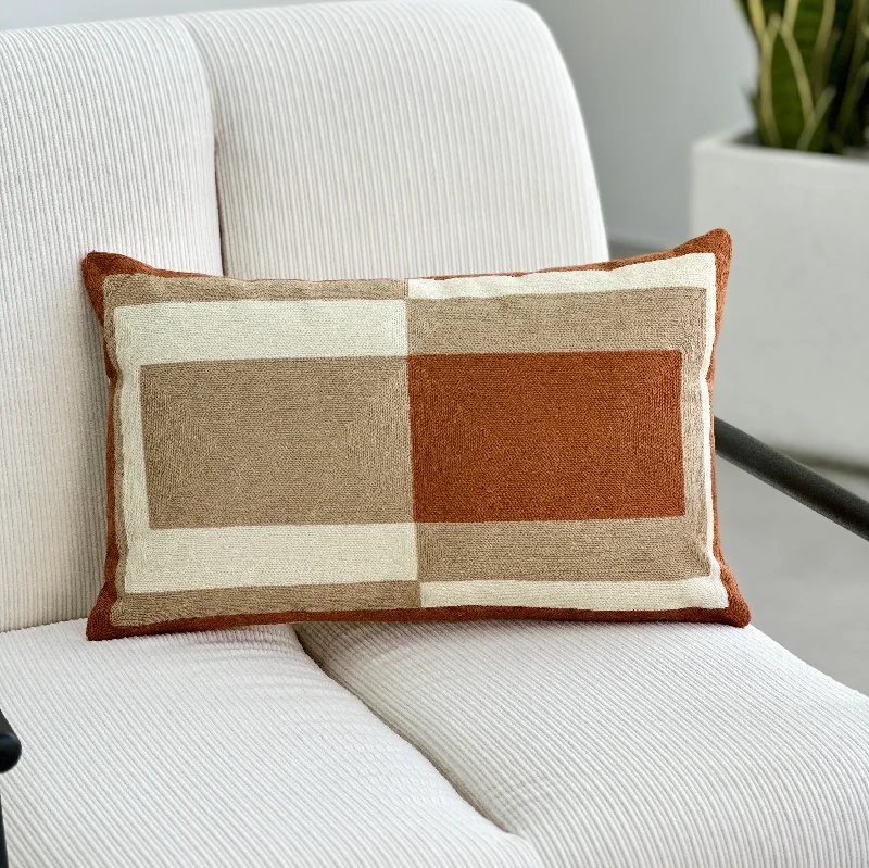 How to maintain a buckwheat pillow-Embroidered Terra Long Pillow