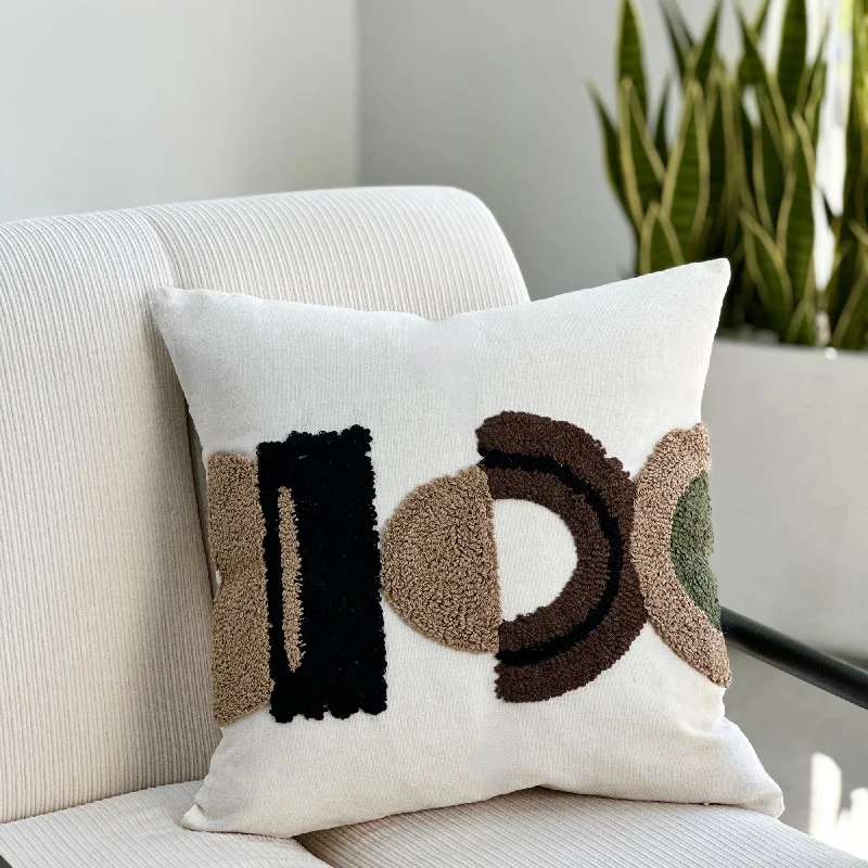 Are cooling pillows good for summer-Embroidery Brown Arch Pillow