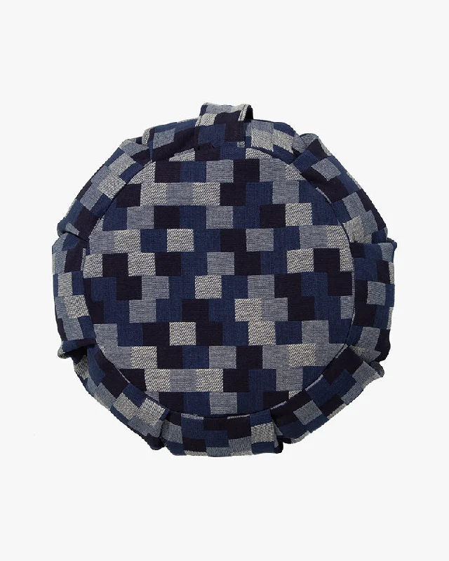 Material comparison of cervical pillows-Kiriko Original Meditation Pillow, One-Tone Zafu, Indigo Patchwork Style