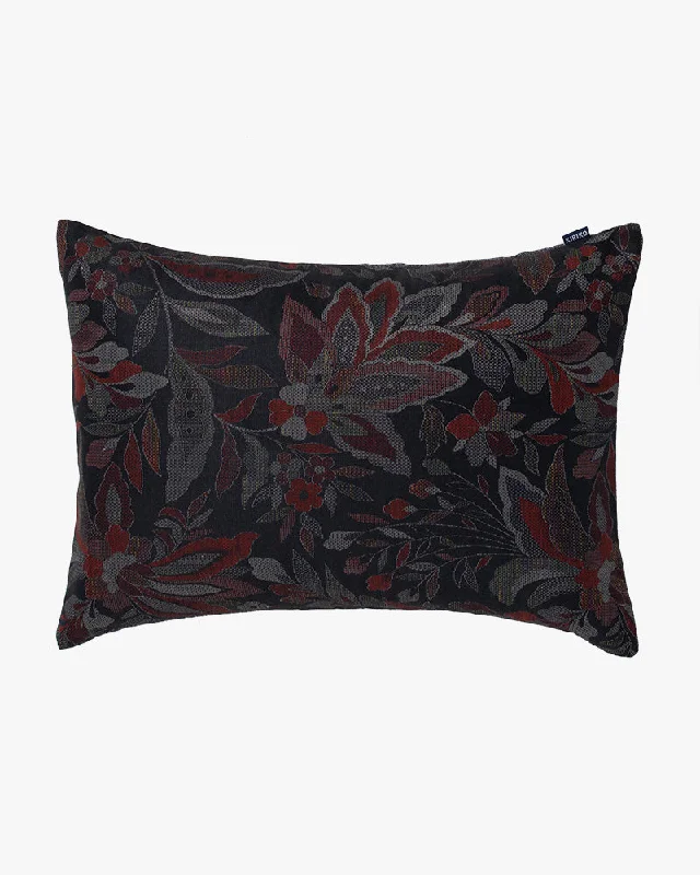 How pillows distribute shoulder pressure-Kiriko Original Pillow, Faded Black with Plaid Flowers