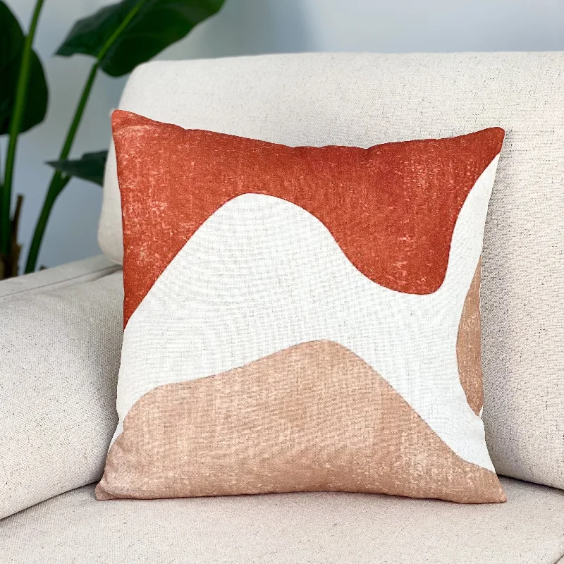 How pillows affect neck wrinkles-Noon Abstract Printed Pillow